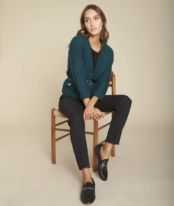 Cardigan cyprès lurex Ficelle | 1-2-3 Cardigan cyprès lurex Ficelle PhotoZ | 1-2-3