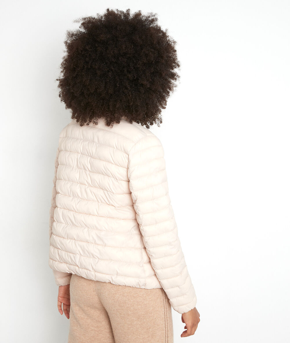 Doudoune fine en nylon beige olivia beige.