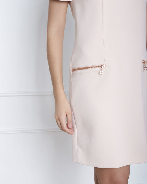 Robe poudre droite zips poches legende poudre.