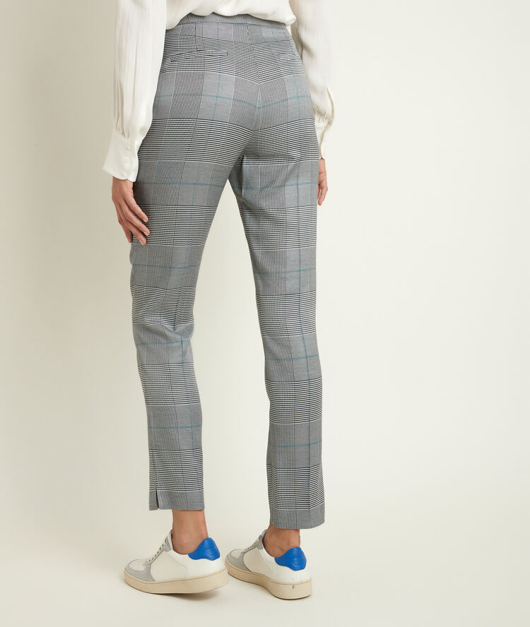 Pantalon prince de galles lara gris chine.