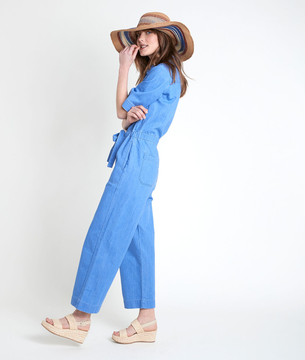 Combinaison en coton biologique love myosotis.