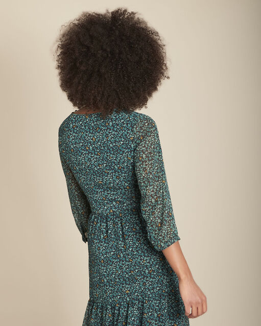 Robe longue imprimée ivanka cypres.