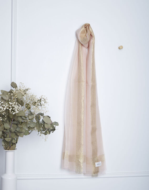 Foulard nude brillant Galet | 1-2-3 Foulard nude brillant Galet PhotoZ | 1-2-3