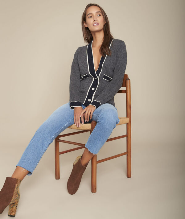 Gilet gris Fontainebleau | 1-2-3 Gilet gris Fontainebleau PhotoZ | 1-2-3