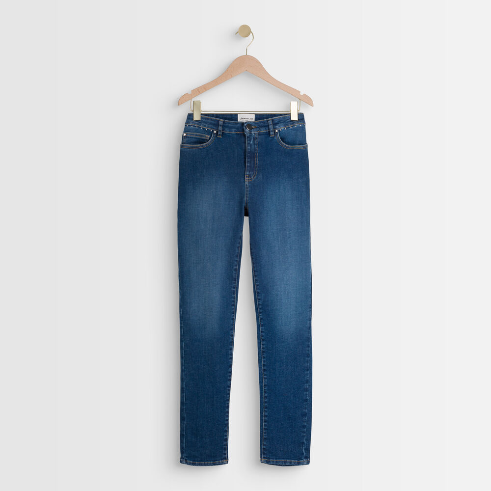 L'iconique slim jean à clous charly stone used.