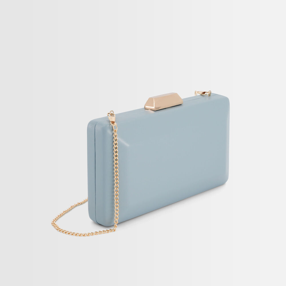 Pochette bleue daphné pure bleached.