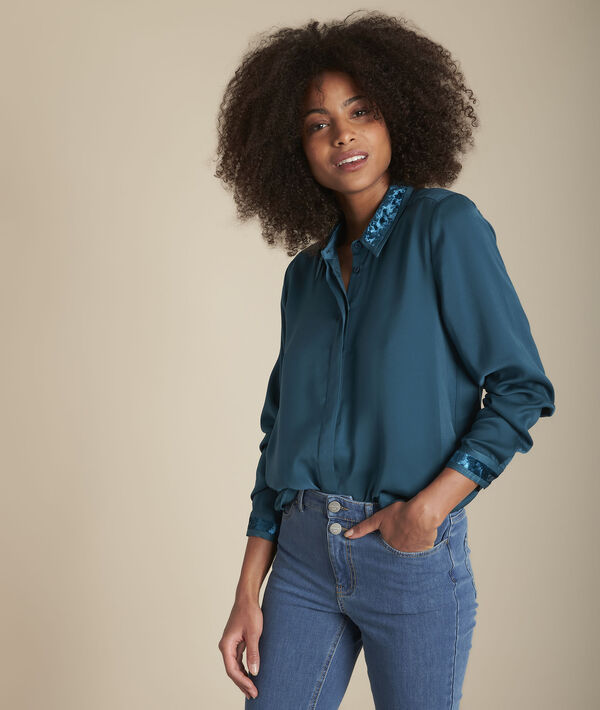 Chemise satinée Maya | 1-2-3 Chemise satinée Maya PhotoZ | 1-2-3