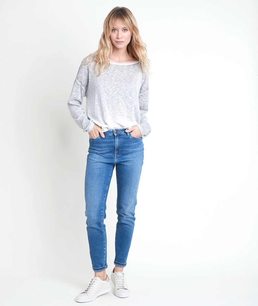 Pull gris chiné lurex Ava | 1-2-3 Pull gris chiné lurex Ava PhotoZ | 1-2-3