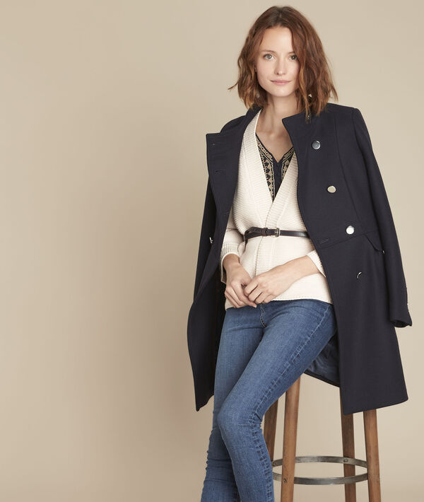 Gilet en maille poudre Ficelle | 1-2-3 Gilet en maille poudre Ficelle PhotoZ | 1-2-3