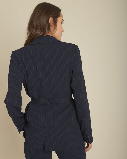 Veste rayée bess marine.