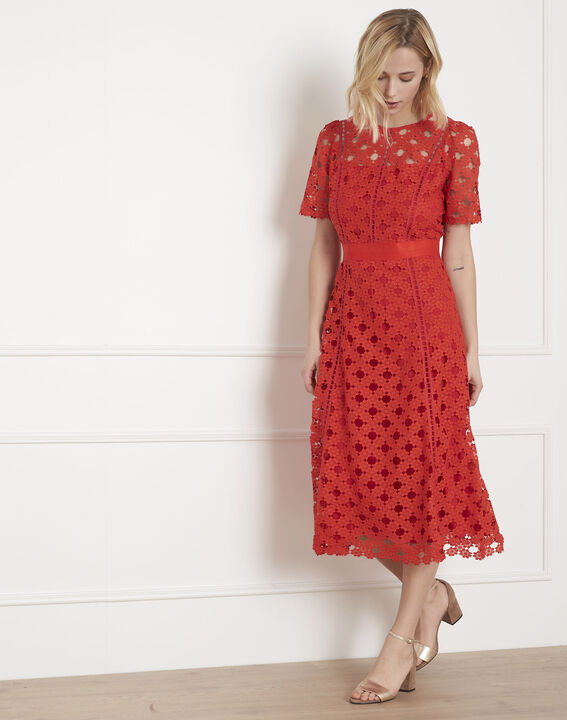 Robe rouge en dentelle Heaven | 1-2-3 Robe rouge en dentelle Heaven PhotoZ | 1-2-3