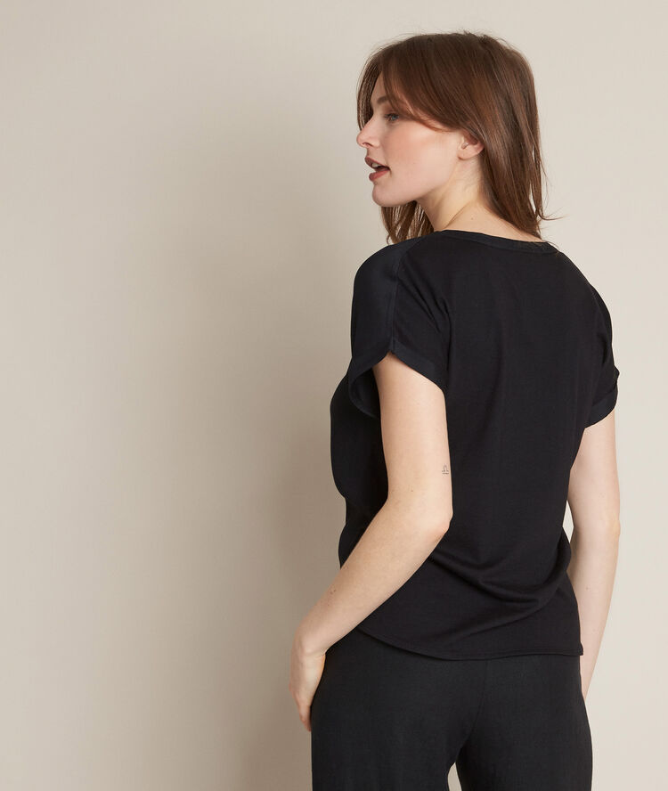 Tee-shirt noir reeme noir.