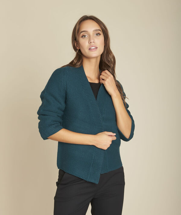 Cardigan cyprès lurex Ficelle | 1-2-3 Cardigan cyprès lurex Ficelle PhotoZ | 1-2-3