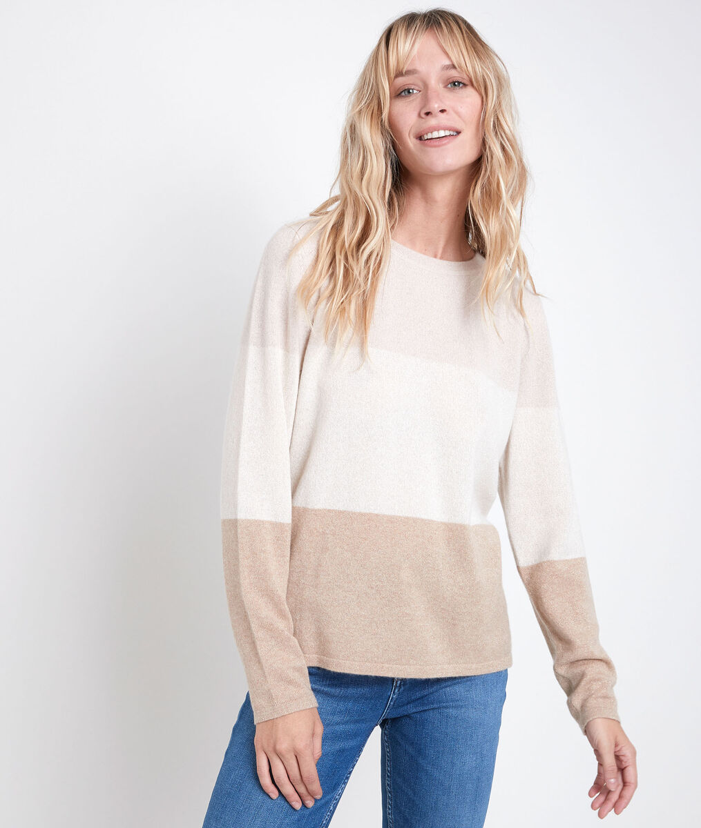 Pull en cachemire rayé Ramon | 1-2-3 Pull en cachemire rayé Ramon PhotoZ | 1-2-3