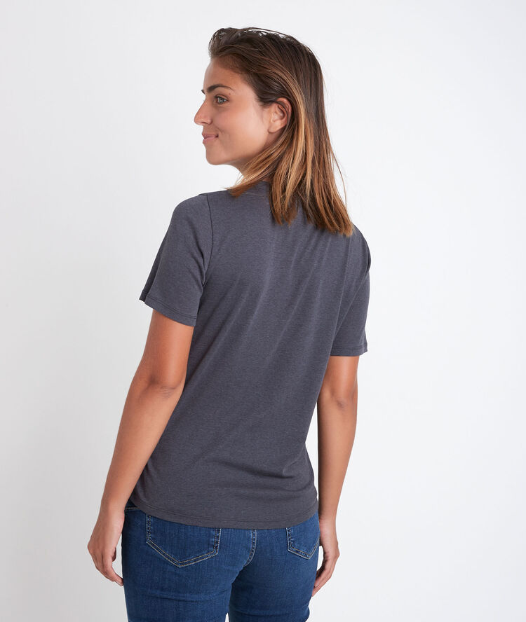 Tee-shirt imprimé en polyester recyclé djack chine clair.