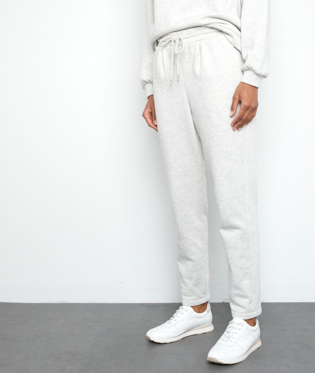 Grijs gechineerde molton broek Everest | 1-2-3 Grijs gechineerde molton broek Everest PhotoZ | 1-2-3