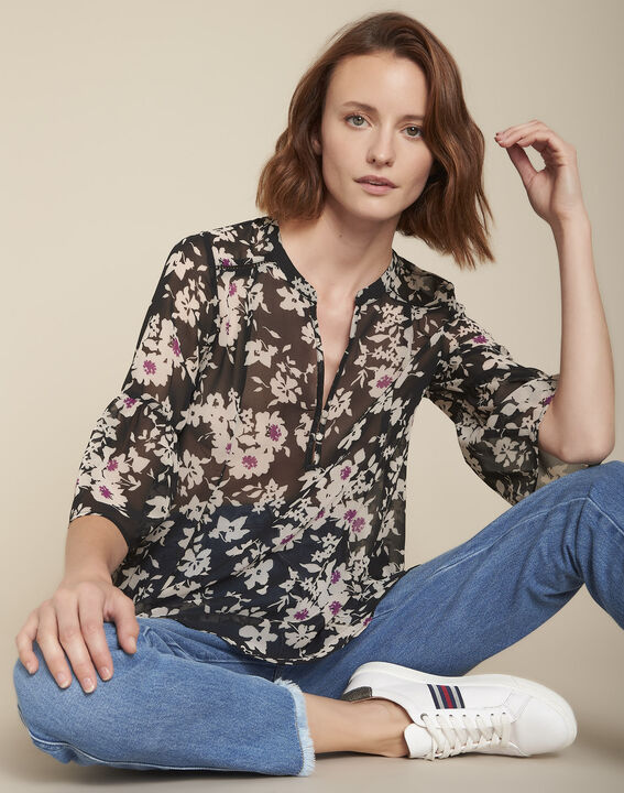 Blouse imprimé fleuri Valerianne | 1-2-3 Blouse imprimé fleuri Valerianne PhotoZ | 1-2-3