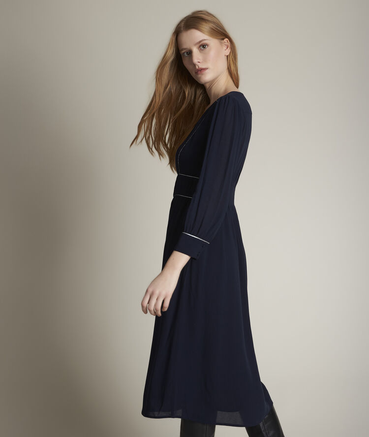 Robe dansante marine carolina marine.