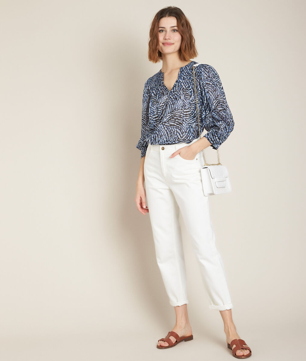 Blouse met print Etoile | 1-2-3 Blouse met print Etoile PhotoZ | 1-2-3
