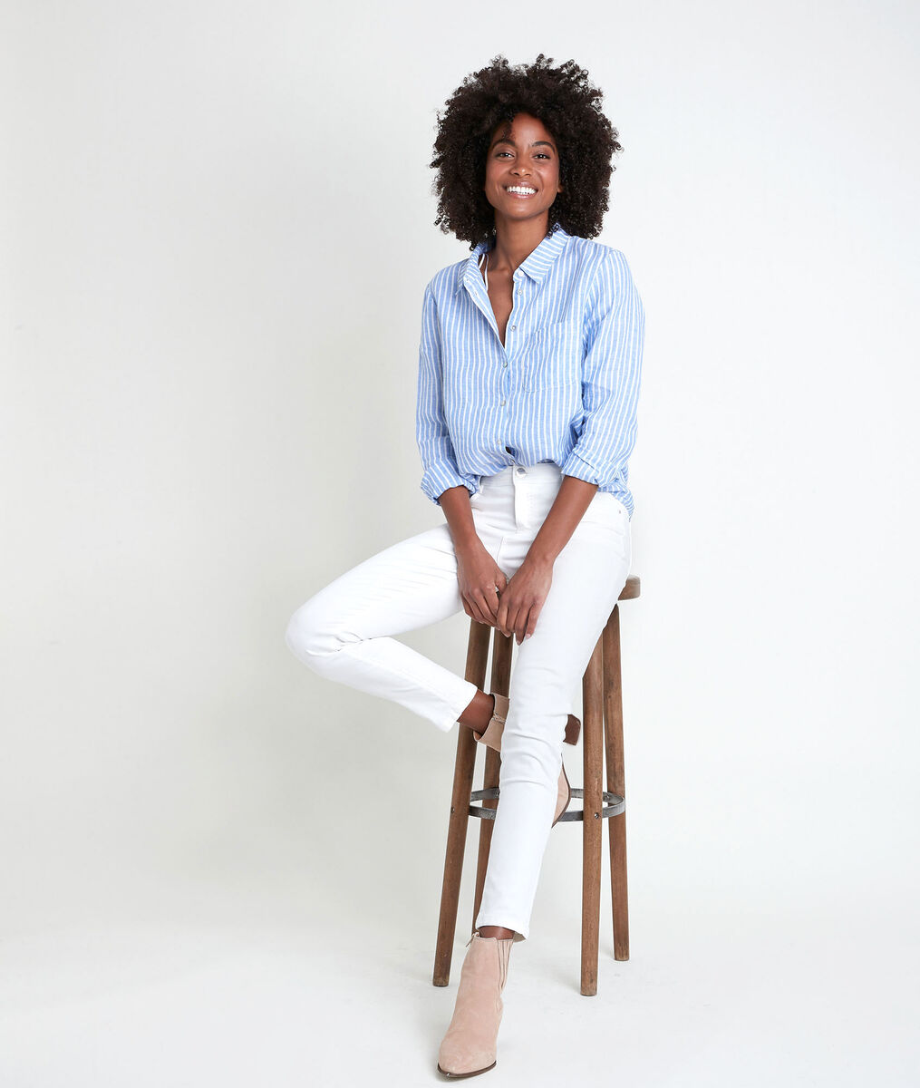 Chemise en lin rayée Venetia | 1-2-3 Chemise en lin rayée Venetia PhotoZ | 1-2-3