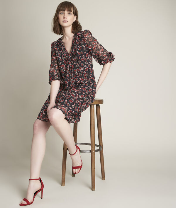 Robe imprimée courte Claudia | 1-2-3 Robe imprimée courte Claudia PhotoZ | 1-2-3