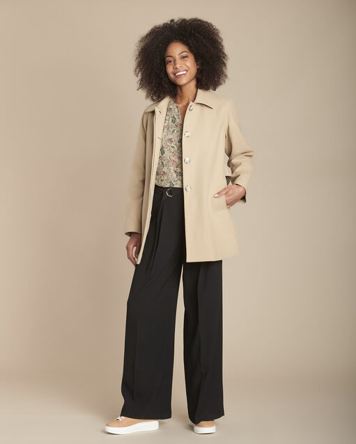 Blouse kaki imprimé fleuri mina kaki.