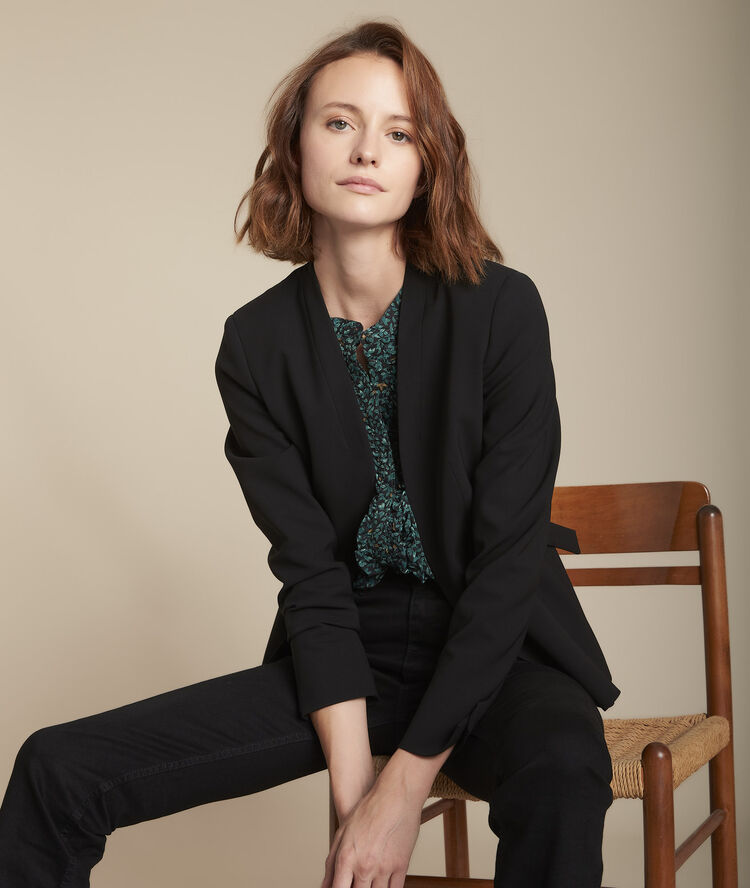 Blouse imprimé feuille maggie cypres.