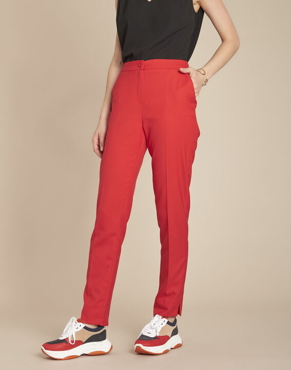 Pantalon rouge cigarette Emile | 1-2-3 Pantalon rouge cigarette Emile PhotoZ | 1-2-3