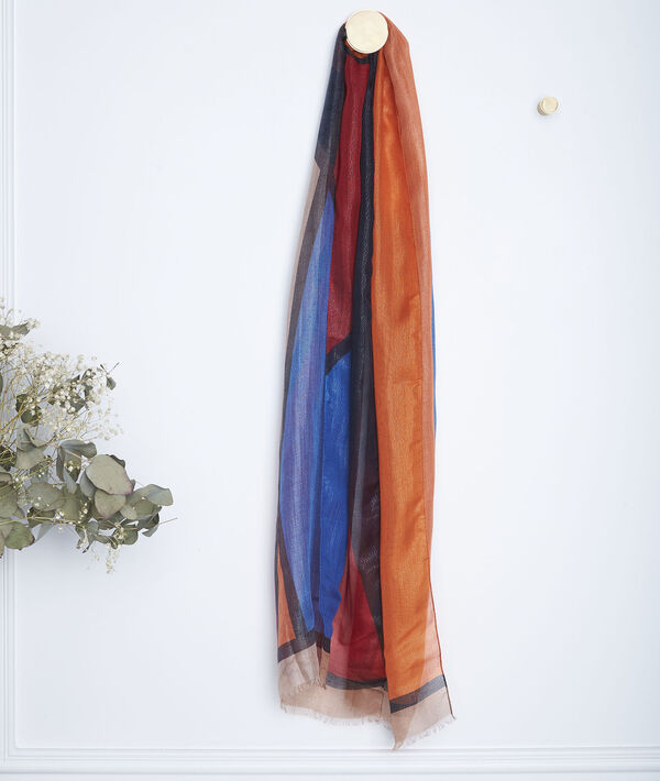 Foulard imprimé graphique Gabriella | 1-2-3 Foulard imprimé graphique Gabriella PhotoZ | 1-2-3