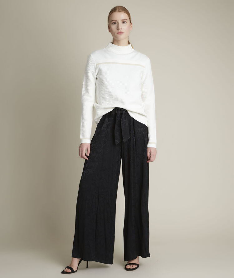 Combinaison jacquard rollande noir.