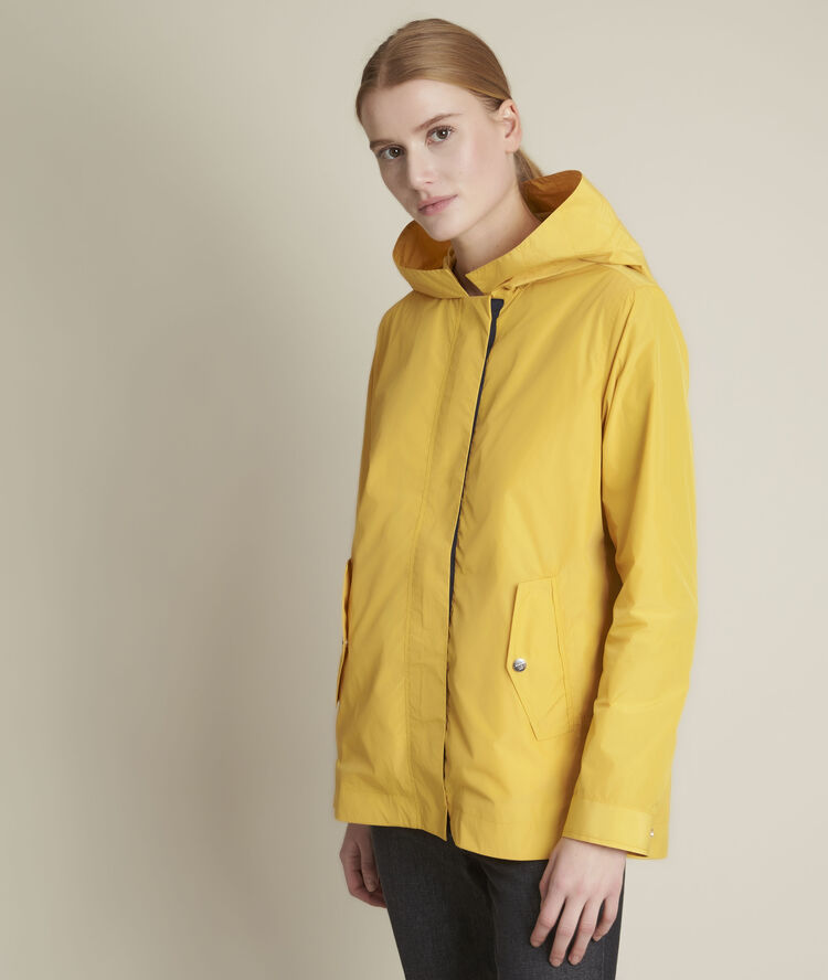 Parka &agrave; capuche jaune fara miel.