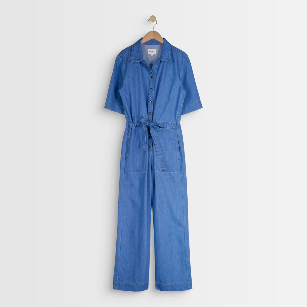 Jumpsuit van spijkerstof love myosotis.