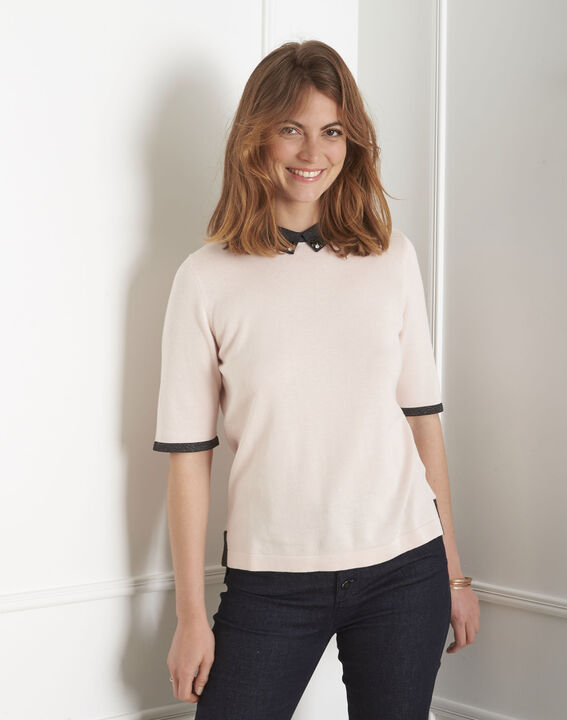 Pull poudre col fantaisie Adam | 1-2-3 Pull poudre col fantaisie Adam PhotoZ | 1-2-3