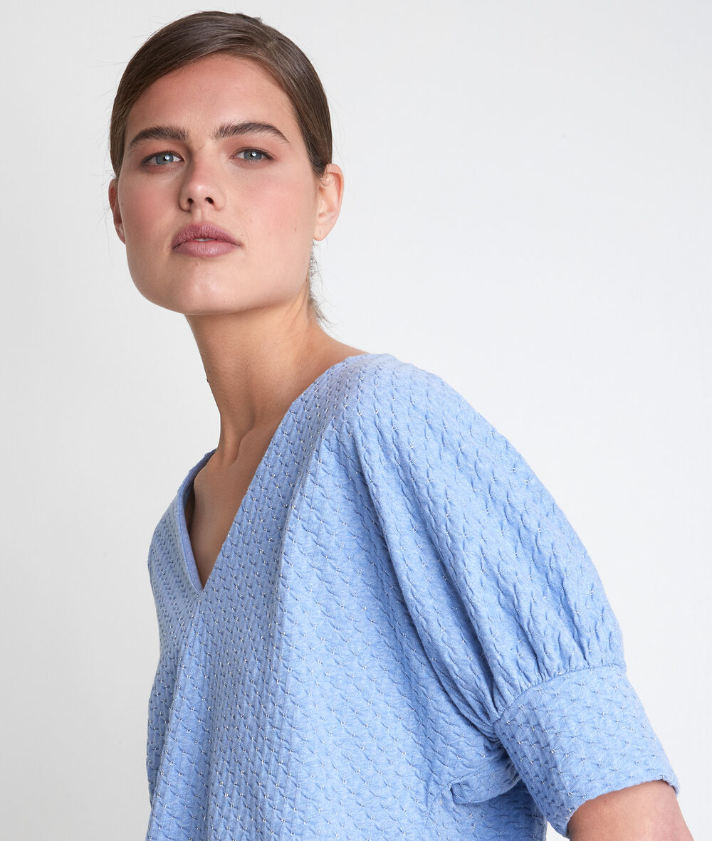 Tee-shirt bleu ciel idouceur ciel.