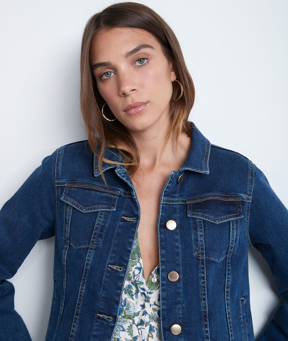 Veste en denim brut palmyre denim brut.
