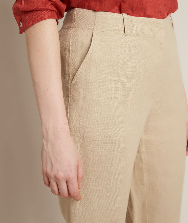 Pantalon chino en lin ignacio chaux.