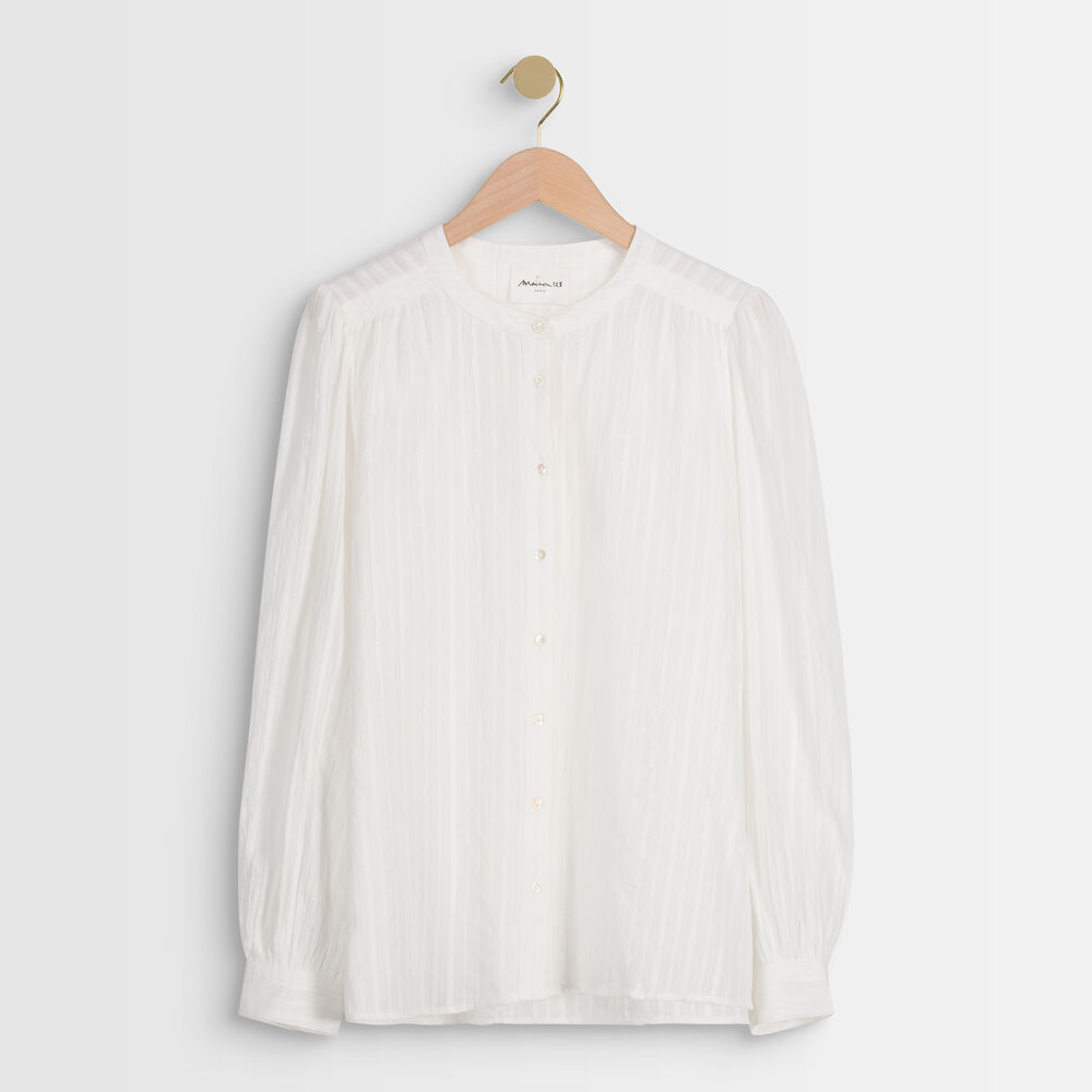 Blouse écrue lurex tunia ecru.