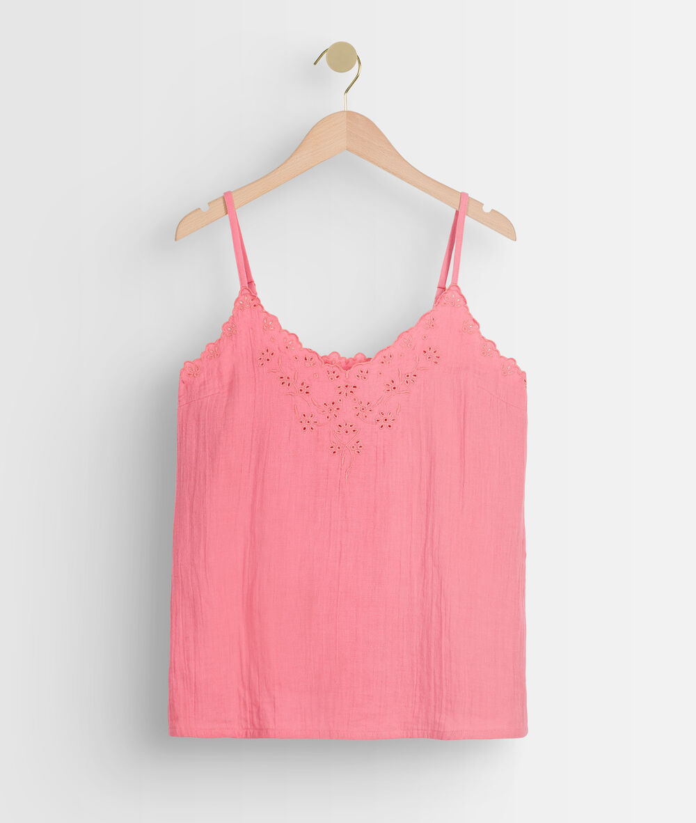 Top en coton fraise tasmani fraise.
