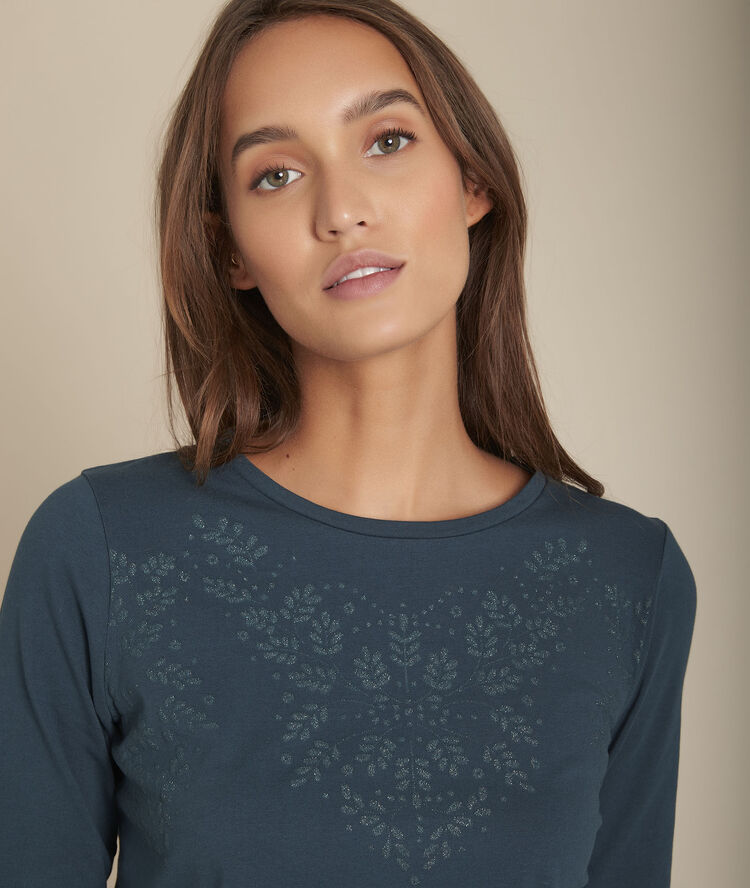 Tee-shirt broderies cyprès cosmo cypres.