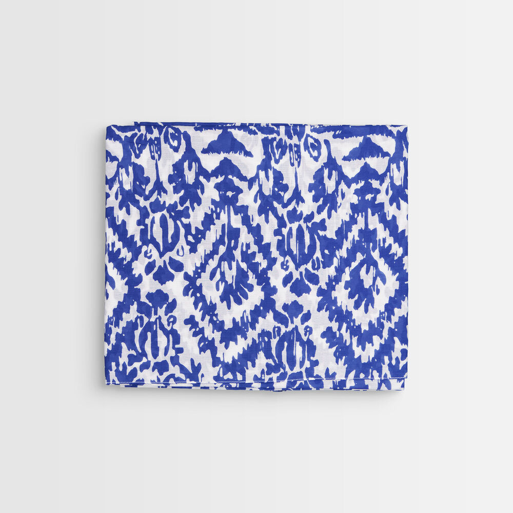 Foulard en coton recyclé bradeley myosotis.