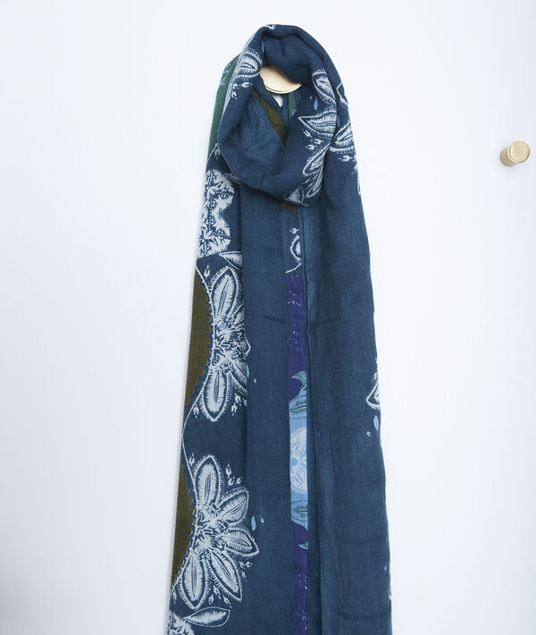Foulard cyprès imprimé Giovana | 1-2-3 Foulard cyprès imprimé Giovana PhotoZ | 1-2-3