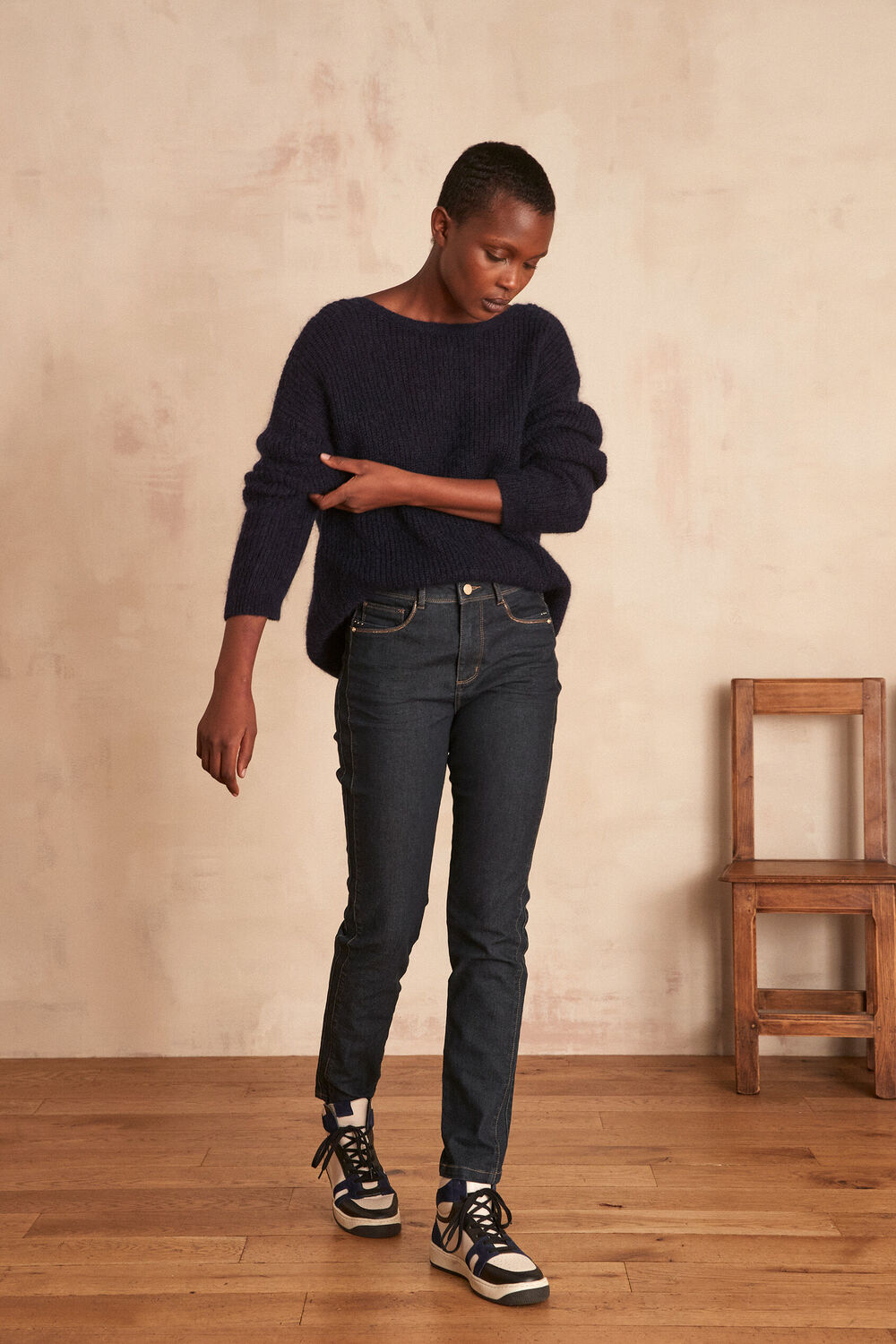 Die ikonische slim jeans lurex paola rinse.