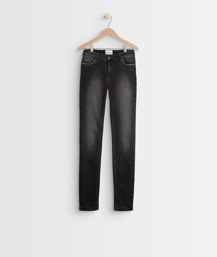 L'iconique slim gris chiné prunelle chine moyen.