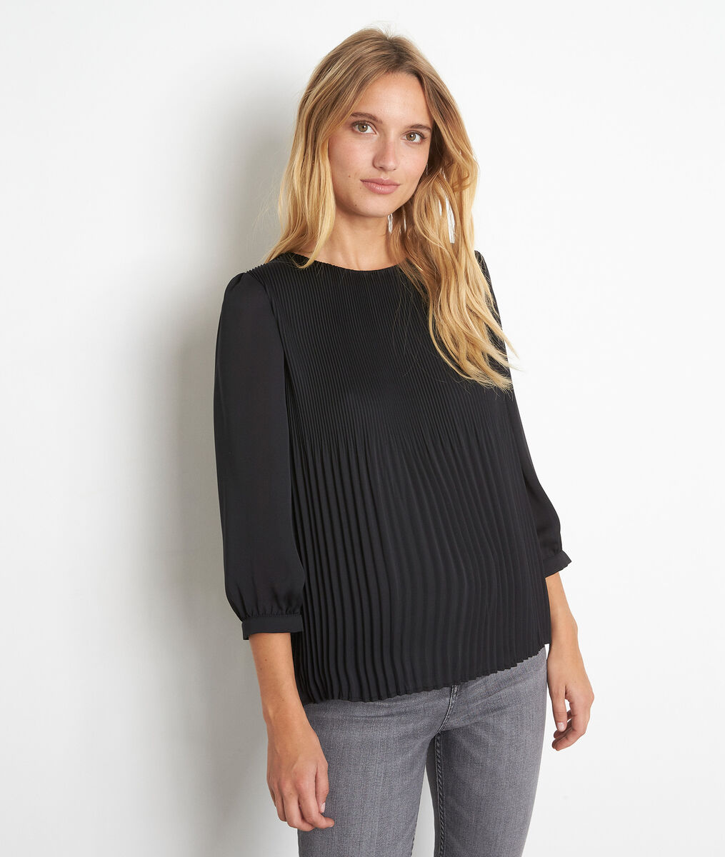Blouse plissée Juliette | 1-2-3 Blouse plissée Juliette PhotoZ | 1-2-3