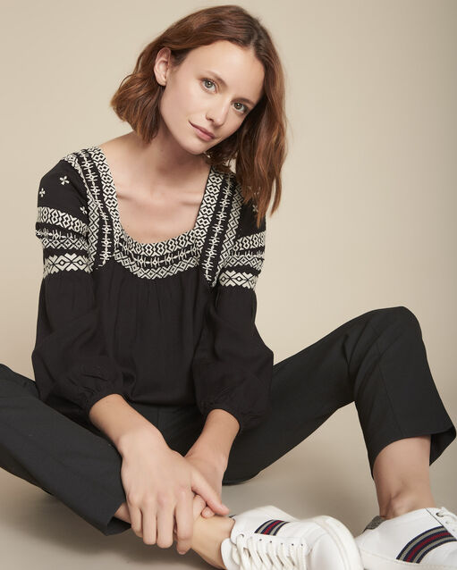 Blouse brodée Mylène (2) - Maison 123