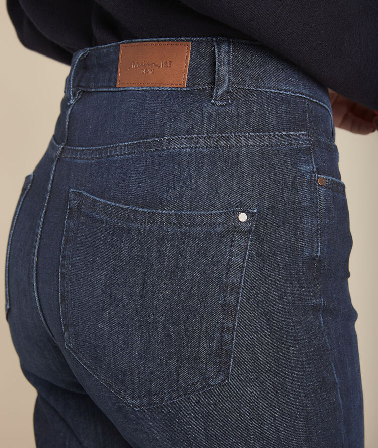 L'audacieux skinny : jean brut sibel indigo fonce.