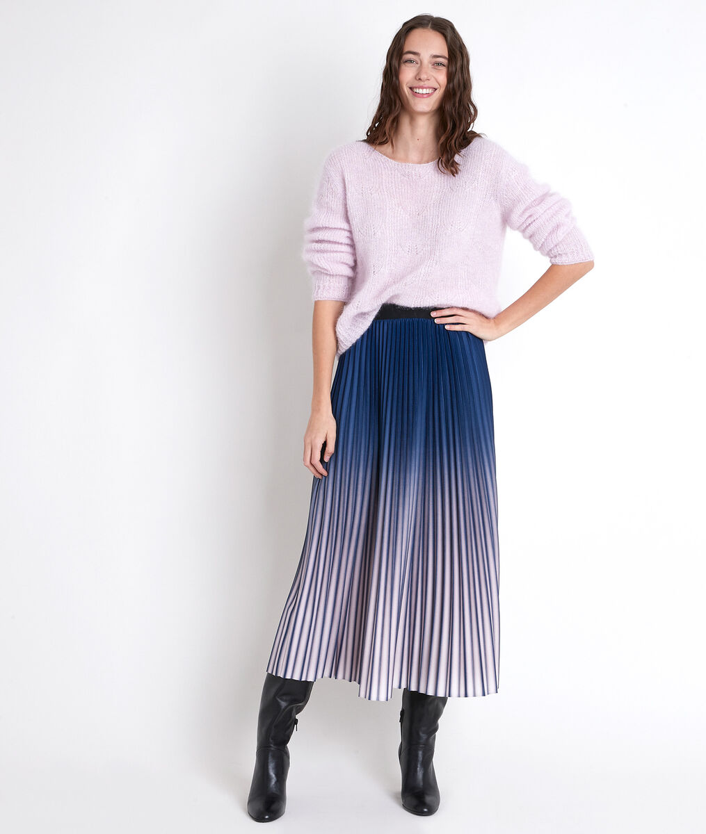 Pull en mohair mélangé parme Rameau | 1-2-3 Pull en mohair mélangé parme Rameau PhotoZ | 1-2-3