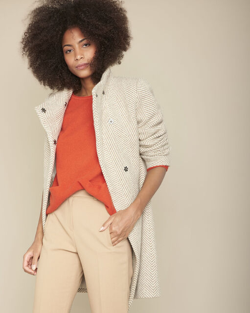 Manteau en laine col montant Timothée (2) - Maison 123