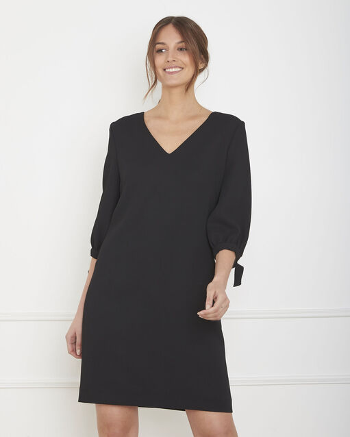 Robes Robes De Soirées Chics Noires Imprimées Maison 123