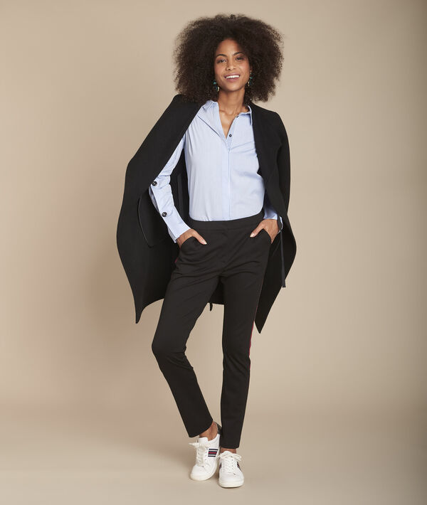 Chemise bleue en popeline Mandy | 1-2-3 Chemise bleue en popeline Mandy PhotoZ | 1-2-3